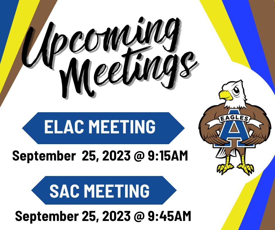 ELAC and SAC Meeting Image for Armstrong